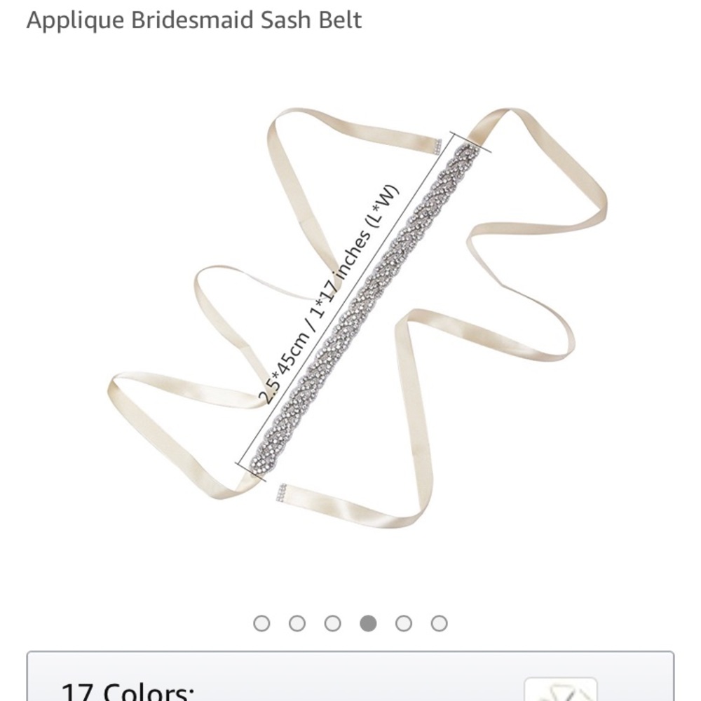 Beaded formal belt